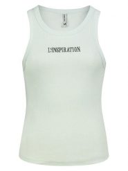 Sublevel Top w kolorze miętowym rozmiar: XL. Zielone topy Sublevel, xl, bez wzorów, bez kołnierzyka, bez ramiączek. Za 39.99 zł.