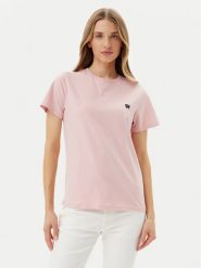 Wrangler T-Shirt 112362576 Różowy Regular Fit. Czerwone t-shirty Wrangler, l, bez wzorów, z bawełny, bez kołnierzyka, bez ramiączek. Za 79.99 zł.