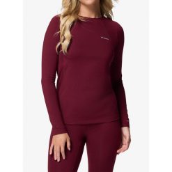 Bluza termoaktywna damska Columbia Midweight Stretch. Czerwone bluzy Columbia, bez wzorów, bez kaptura. Za 179.99 zł.