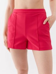 Elisabetta Franchi Szorty materiałowe SH-012-32E2-V240 Różowy Regular Fit. Czerwone szorty Elisabetta Franchi, bez wzorów, z materiału. Za 679.99 zł.