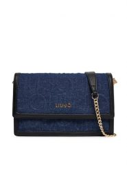 Liu Jo Torebka S Crossbody AF5158 D0001 Granatowy. Niebieskie listonoszki Liu Jo, bez wzorów, z materiału, bez dodatków. Za 669.99 zł.