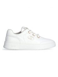 Liu Jo Skórzane sneakersy w kolorze białym rozmiar: 39. Białe trampki Liu Jo, bez wzorów, bez zapięcia. Za 297.05 zł.