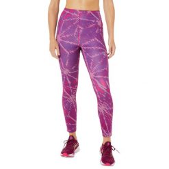 Leginsy fitness damskie ASICS Sakura AOP Tight. Fioletowe legginsy sportowe Asics, m, bez wzorów, z elastanu, do biegania. Za 239.99 zł.