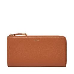 Duży Portfel Damski Furla. Brązowe portfele Furla, bez wzorów. Za 609.99 zł.