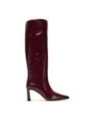 MICHAEL Michael Kors Kozaki Darrah 40F5DRMB5A Czerwony. Czerwone kozaki MICHAEL Michael Kors, z lakierowanej skóry, bez obcasa, na szpilce, bez zapięcia. Za 1,469.00 zł.