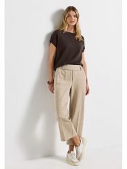 Street One Bezrękawnik w kolorze ciemnobrązowym rozmiar: 40. Brązowe swetry Street One, bez wzorów, bez ramiączek. Za 87.19 zł.