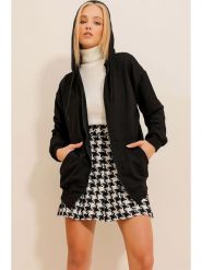 Trend Alacati Bluza w kolorze czarnym rozmiar: XL. Czarne bluzy Trend Alacati, xl, bez wzorów, bez kaptura. Za 66.00 zł.