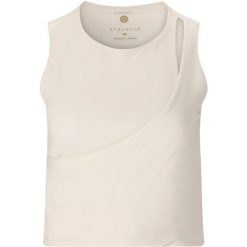 Damski tank top Athlecia Aisari. Szare topy Athlecia, bez wzorów, bez kołnierzyka, bez ramiączek. Za 127.50 zł.