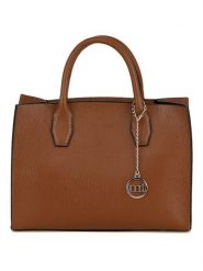 Mia Tomazzi Skórzana torebka "Lovanio" w kolorze jasnobrązowym - 32 x 25 x 14 cm rozmiar: onesize. Brązowe torby na ramię Mia Tomazzi, bez wzorów, z materiału, przez ramię, bez dodatków. Za 393.45 zł.