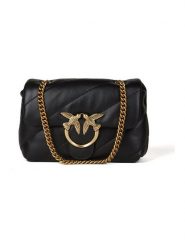 Pinko Skórzana torebka w kolorze czarnym - 21 x 15 x 10 cm rozmiar: onesize. Czarne torby na ramię Pinko, bez wzorów, z materiału, na ramię, pikowane, bez dodatków. Za 1,201.45 zł.