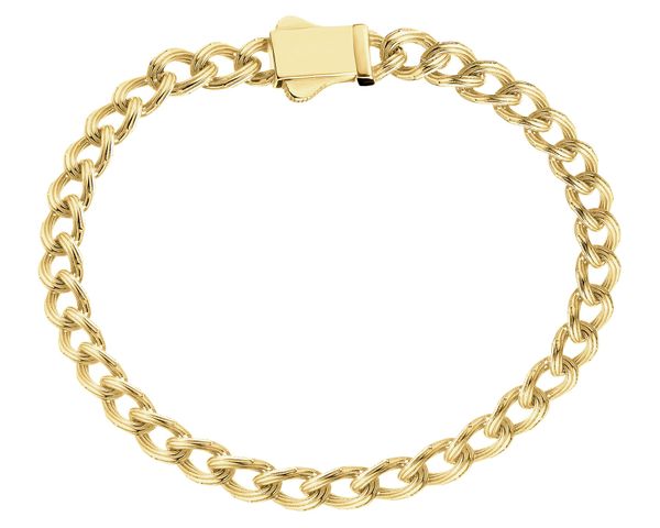 Złota bransoletka - pancerka. Żółte bransoletki Apart, złote. Za 7,299.00 zł.