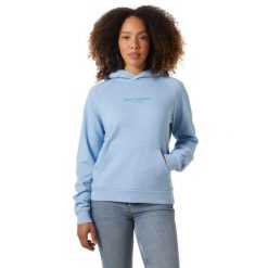 Bluza Damska Helly Hansen Core. Niebieskie bluzy Helly Hansen, bez wzorów, bez kaptura. Za 339.00 zł.