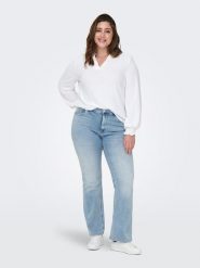 ONLY Carmakoma Dżinsy - Slim fit - w kolorze błękitnym rozmiar: 46/L32. Niebieskie jeansy Only Carmakoma, l, z aplikacjami. Za 139.54 zł.