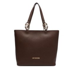 Torebka LOVE MOSCHINO. Brązowe shopper Love Moschino, bez wzorów, bez dodatków. Za 1,009.00 zł.