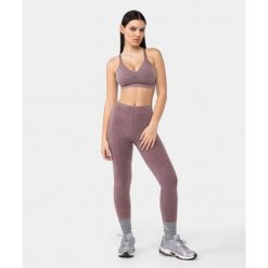Legginsy Carpatree Marble Story bezszwowe różowe. Czerwone legginsy Carpatree, s, bez wzorów, z materiału. W wyprzedaży za 149.99 zł.
