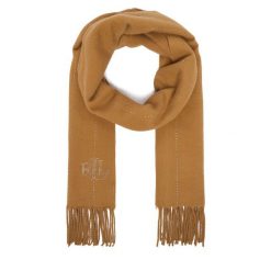 Szalik LAUREN RALPH LAUREN. Brązowe szaliki Lauren Ralph Lauren, bez wzorów. Za 519.99 zł.