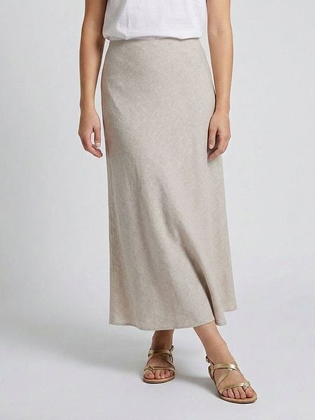 MOSS COPENHAGEN Spódnica "Viana" w kolorze beżowym rozmiar: M. Brązowe spódnice Moss Copenhagen, m, bez wzorów, maxi. Za 174.95 zł.