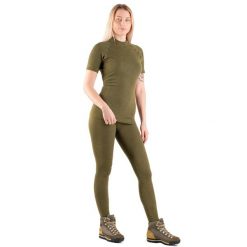 Legginsy termoaktywne damskie Tagart Greenland z wełny merino. Zielone bielizna sportowa tagart, xl, bez wzorów, z wełny. Za 269.00 zł.