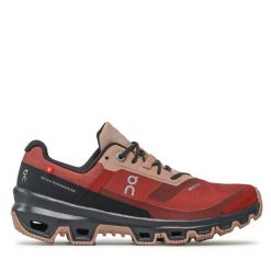 Buty do biegania On. Czerwone obuwie sportowe On, bez zapięcia, do biegania. Za 799.99 zł.