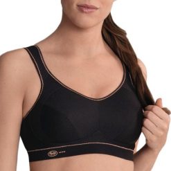 Biustonosz damski Anita Sport. Białe bielizna sportowa ANITA ACTIVE, bez wzorów, z bawełny. Za 355.00 zł.