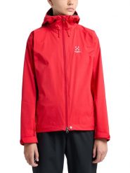 Haglöfs Kurtka softshellowa "Glide" w kolorze czerwonym rozmiar: S. Czerwone kurtki sportowe Haglöfs, s, bez wzorów, bez kaptura, outdoorowe. Za 609.17 zł.