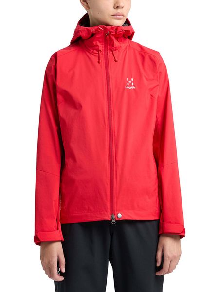 Haglöfs Kurtka softshellowa "Glide" w kolorze czerwonym rozmiar: S. Czerwone kurtki sportowe Haglöfs, s, bez wzorów, bez kaptura, outdoorowe. Za 604.95 zł.