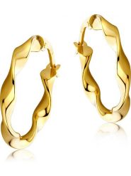 Revoni Złote kolczyki-kreole rozmiar: onesize. Żółte kolczyki Revoni, złote. Za 904.99 zł.