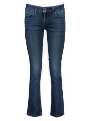 Pepe Jeans Dżinsy - Slim fit - w kolorze granatowym rozmiar: W27/L30. Niebieskie jeansy Pepe Jeans, l, z aplikacjami. Za 197.17 zł.
