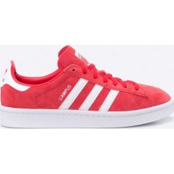 Adidas Originals - Buty Campus W. Czerwone obuwie sportowe Adidas Originals, z materiału, bez zapięcia. W wyprzedaży za 219.90 zł.