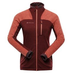 Bluza damska trekkingowa szybkoschnąca Alpine Pro Onneca 3. Czerwone bluzy sportowe Alpine Pro, bez wzorów, bez kaptura. W wyprzedaży za 299.00 zł.