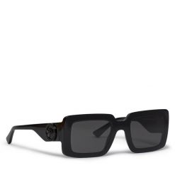Okulary przeciwsłoneczne Longchamp. Czarne okulary przeciwsłoneczne Longchamp, bez wzorów. Za 719.99 zł.