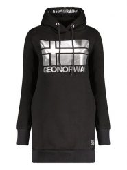 Geographical Norway Sukienka dresowa w kolorze czarnym rozmiar: L. Czarne sukienki Geographical Norway, na co dzień, l, bez wzorów, z dresówki, bez kołnierzyka, bez ramiączek, midi, proste. Za 125.45 zł.