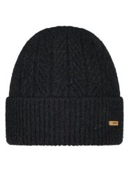 Barts Czapka "Calmela" w kolorze czarnym rozmiar: onesize. Czarne czapki Barts, z aplikacjami, z wełny. Za 109.26 zł.