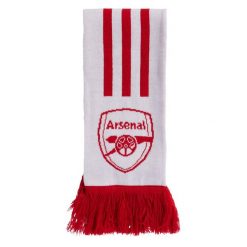 Szalik Arsenal Home. Białe rękawiczki Adidas, bez wzorów, sportowe. Za 109.00 zł.