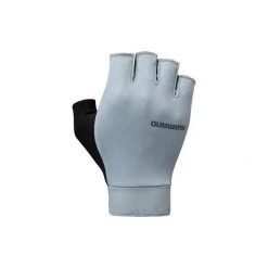 Krótkie rękawice Shimano Explorer Gel. Szare rękawiczki Shimano, bez wzorów, sportowe. Za 237.00 zł.