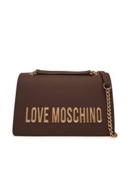 LOVE MOSCHINO Torebka JC4192PP1NKD0301 Brązowy. Brązowe torebki klasyczne Love Moschino, bez wzorów, ze skóry, bez dodatków. Za 949.99 zł.