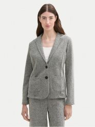 Tom Tailor Marynarka 1043871 Szary Regular Fit. Szare marynarki i żakiety Tom Tailor, m, bez wzorów, z bawełny. Za 189.99 zł.