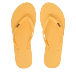 Japonki Roxy. Żółte obuwie sportowe Roxy, bez zapięcia. Za 69.99 zł.
