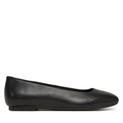 Baleriny ECCO. Czarne baleriny ecco, bez wzorów, bez obcasa. Za 379.99 zł.