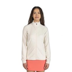 Damska bluza dresowa zapinana na zamek Rossignol. Białe bluzy Rossignol, l, bez wzorów, z dresówki, bez kaptura. Za 429.55 zł.