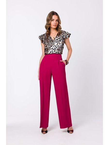 Stylove Bluzka w kolorze kremowym rozmiar: XL. Brązowe bluzki Stylove, xl, bez wzorów, bez kołnierzyka, bez ramiączek. Za 139.87 zł.