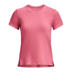 Koszulka do biegania Under Armour Iso-Chill Laser. Czerwone bluzki Under Armour, l, bez wzorów, sportowe, bez kołnierzyka, bez ramiączek. Za 139.99 zł.