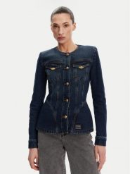 Versace Jeans Couture Kurtka jeansowa 78HAS457 Niebieski Slim Fit. Niebieskie kurtki Versace Jeans Couture, bez wzorów, z bawełny, bez kaptura. Za 1,119.00 zł.
