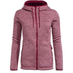 Bluza trekkingowa damska Vaude Sentino III. Czerwone bluzy Vaude, bez wzorów, z polaru, z kapturem. W wyprzedaży za 416.00 zł.