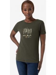 Super.natural Koszulka "Copper Sardine" w kolorze khaki rozmiar: S. Brązowe bluzki super.natural, s, bez wzorów, z wełny, bez kołnierzyka, bez ramiączek. Za 152.99 zł.