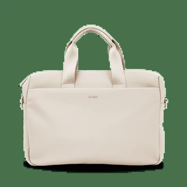 Torba na laptopa WINGS WILLOW 15,6 cala BEIGE. Brązowe torby na laptopa Wings, bez wzorów, z materiału, na ramię. Za 179.90 zł.
