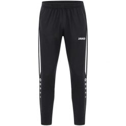 Spodnie dresowe polyesterowe Jako Power. Białe spodnie sportowe JAKO, bez wzorów, z dresówki, na fitness i siłownię. Za 241.00 zł.