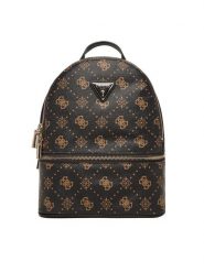 Guess Plecak Silia Travel TWGP98 90032 Czarny. Czarne plecaki Guess, z aplikacjami, ze skóry. Za 509.99 zł.
