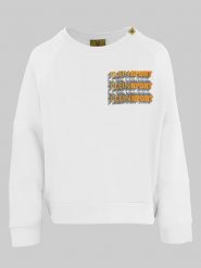 Plein Sport Bluza w kolorze białym rozmiar: M. Białe bluzy Plein Sport, m, bez wzorów, z bawełny, bez kaptura. Za 167.28 zł.