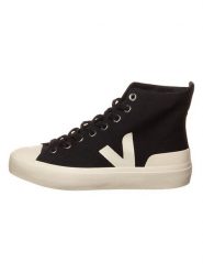 Veja Sneakersy "Campo" w kolorze czarnym rozmiar: 38. Czarne trampki Veja, bez wzorów, za kostkę, bez zapięcia. Za 408.49 zł.